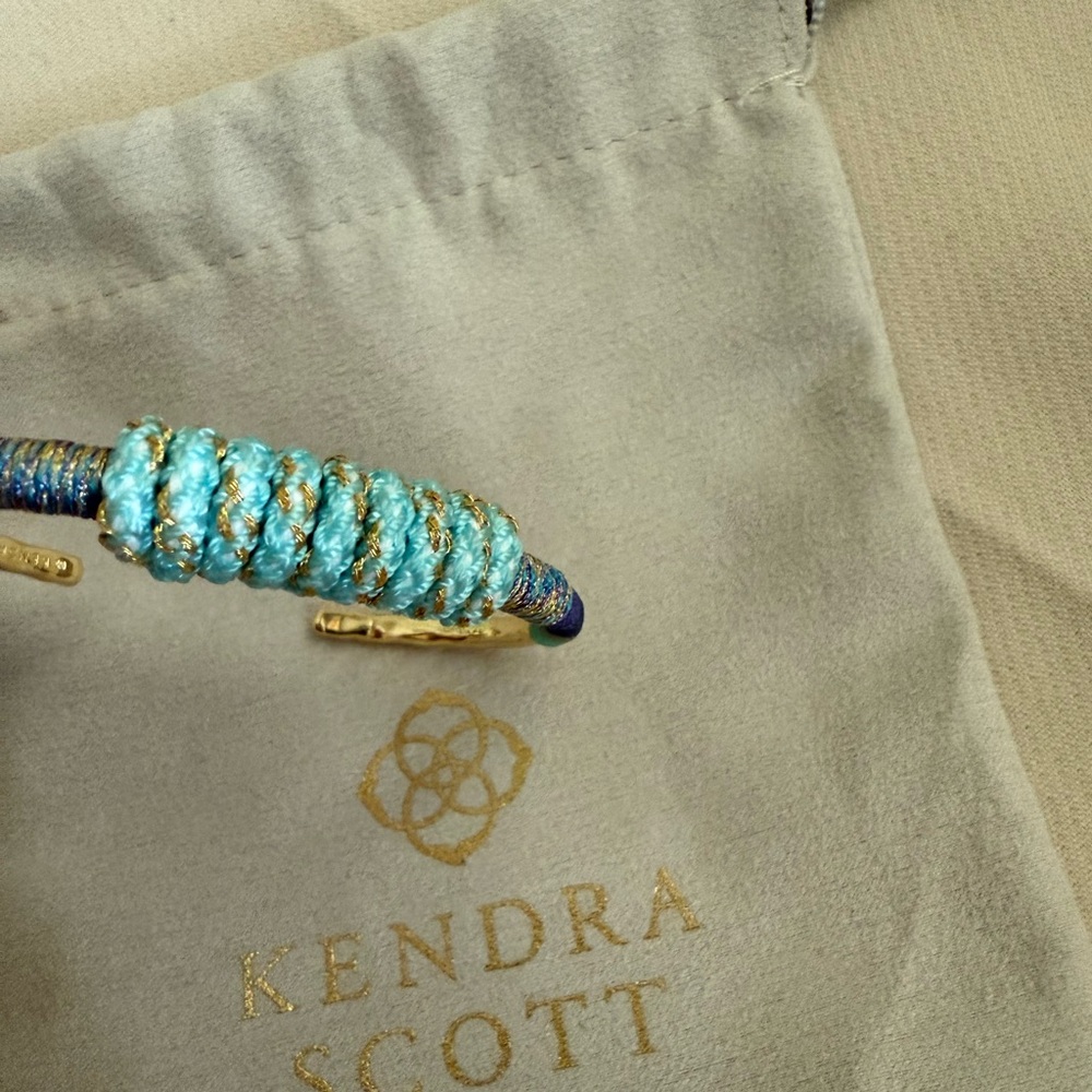 Kendra Scott Blue and Gold Bracelet